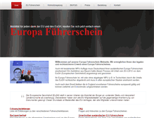 Tablet Screenshot of fuehrerscheine-eu.info